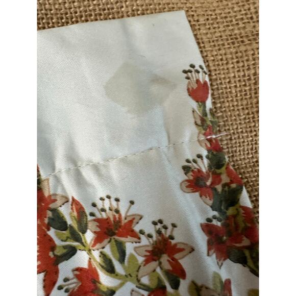 Window valances curtains white floral cotton luxury pottery barn style 78x19 - Picture 5 of 16